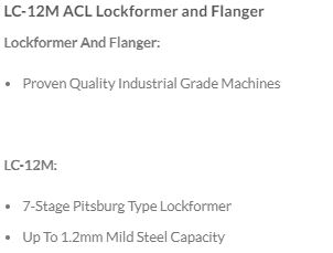 lockformer specs 12M